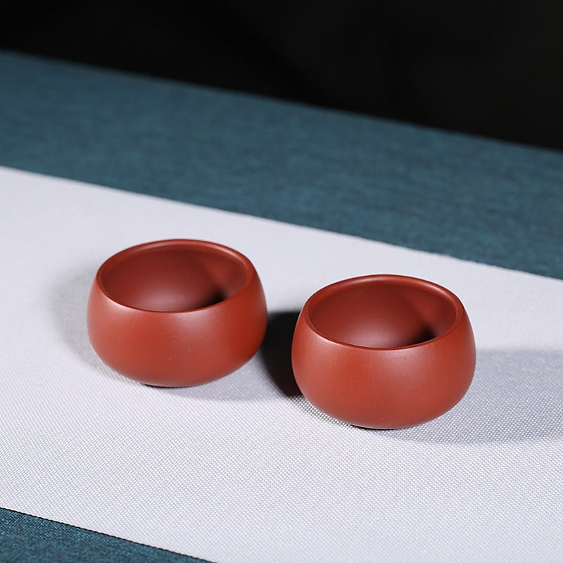 Gohobi Colourful Yixing Clay Ceramic Round Tea Cup