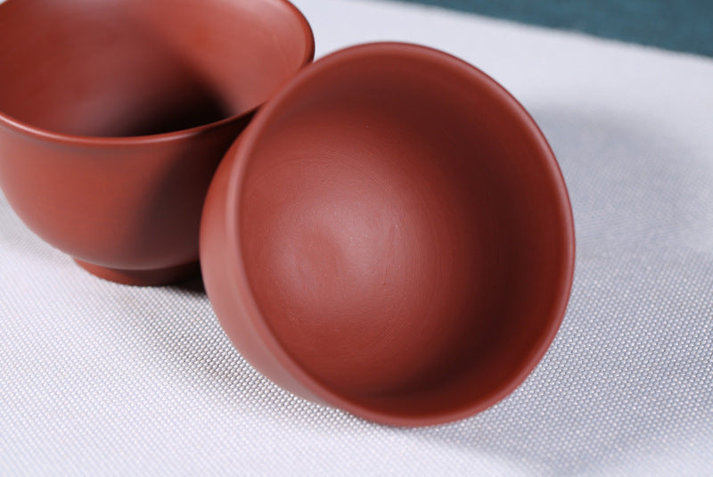 Gohobi Red Yixing Clay Ceramic Classic Tea Cup