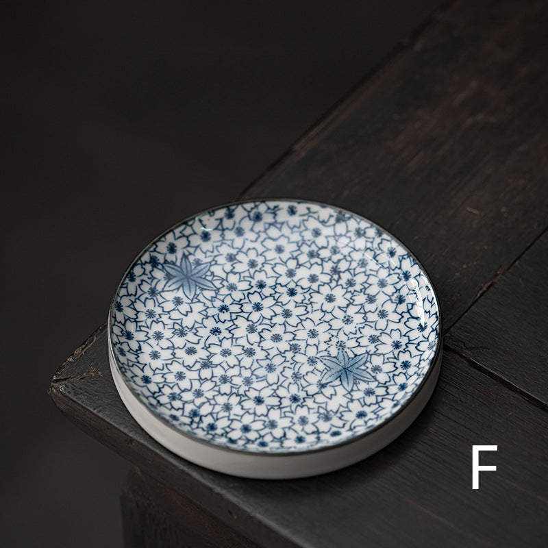 Gohobi Blue and White Ceramic Coaster