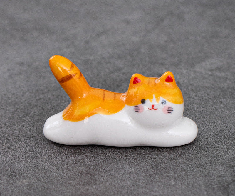 Gohobi Colourful Cat Chopstick Rest