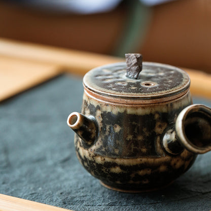 Gohobi Handmade Ceramic YiXing Clay Mini Teapot Ornament Tea pet