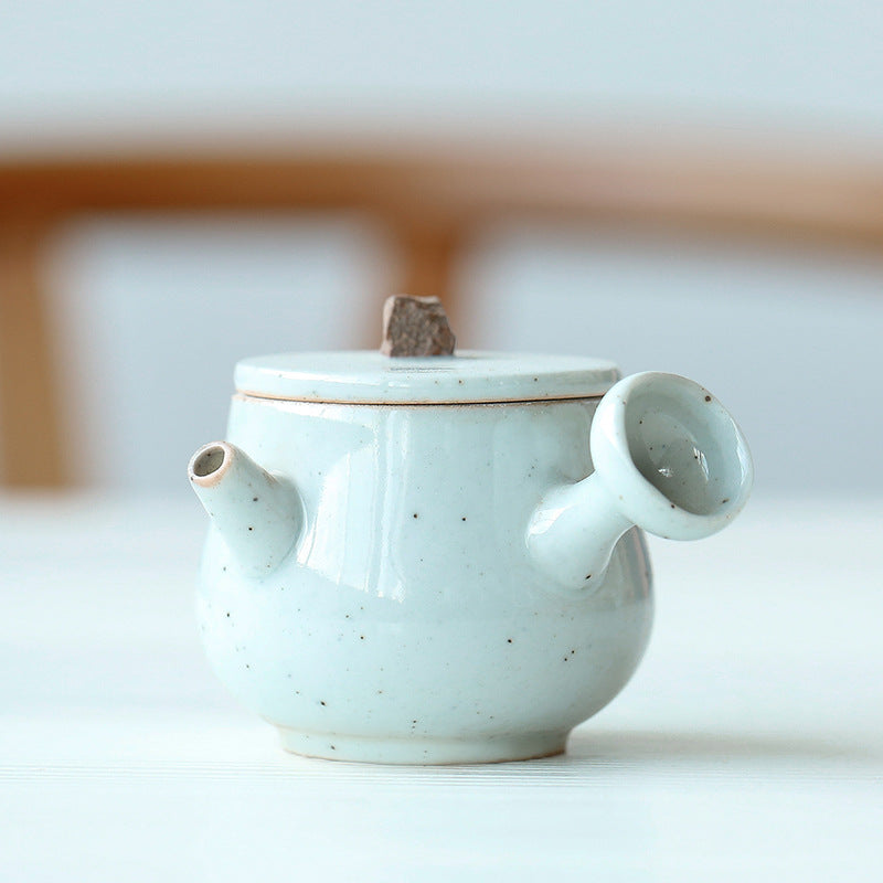 Gohobi Handmade Ceramic YiXing Clay Mini Teapot Ornament Tea pet