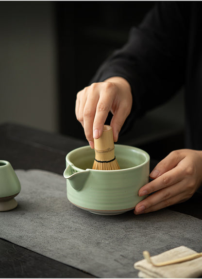 Ensemble de bols à matcha en céramique colorée Gohobi