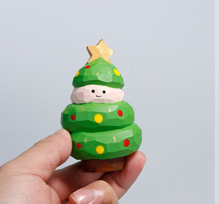 Gohobi Handmade Wooden Christmas Ornament