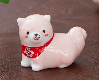 Gohobi Colourful Shiba Inu Dog Chopstick Rest