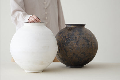 Grand vase fait main de style japonais Wabi Sabi Gohobi 005