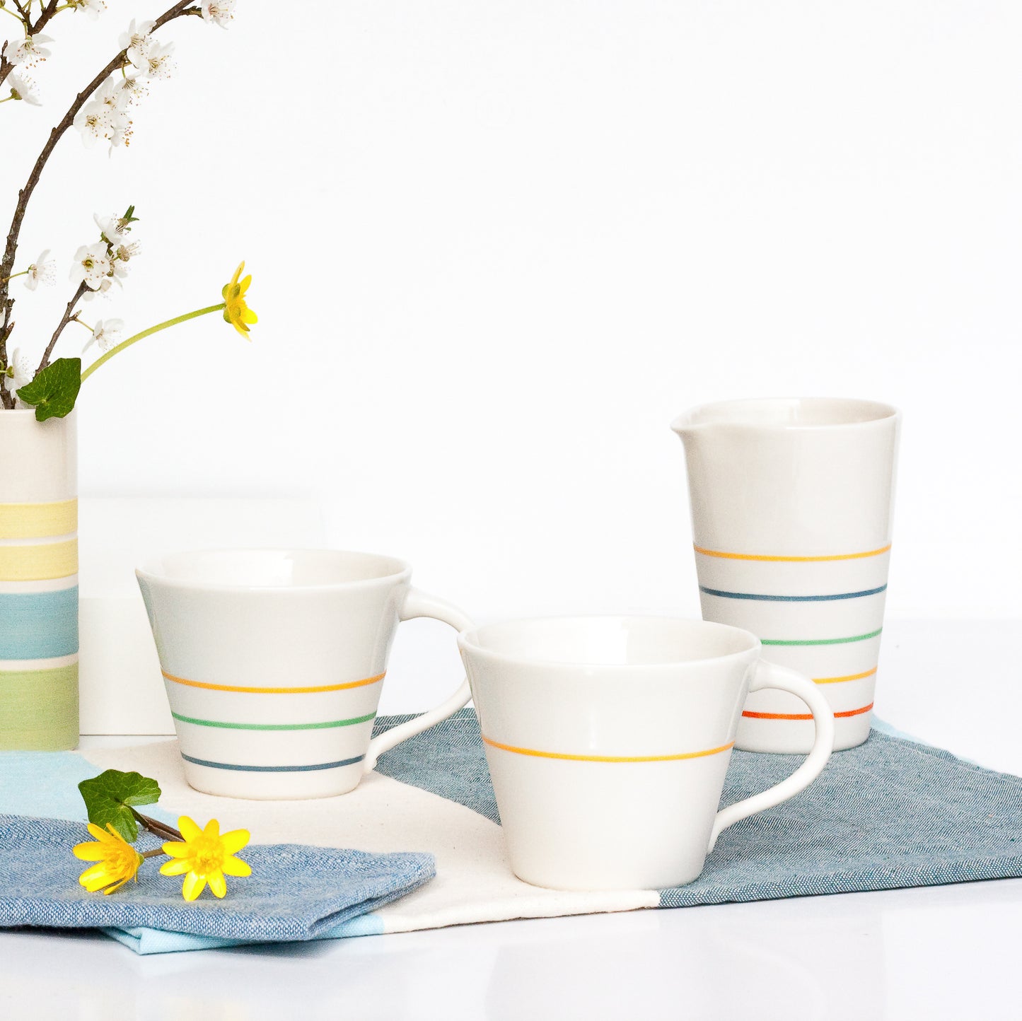 [Sue Ure x Gohobi] White porcelain Medium jug