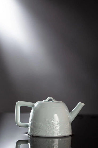 [清本源 x Gohobi Gallery] Ocean Crest Jade Green Glaze Teapot Set