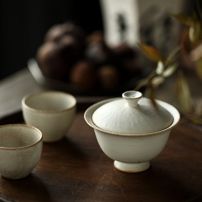 Gohobi Jingdezhen Artisan Japanese-Style High-Footed Gaiwan