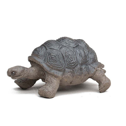 Gohobi Handmade Ceramic YiXing Clay Land Turtle Ornament Tea Pet