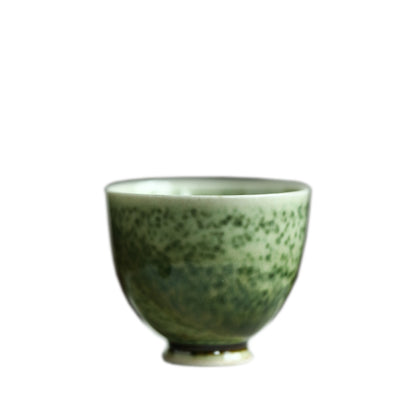 Gohobi Moss Soda Green Tea Cup - Jingdezhen Wood Kiln Tea Cup