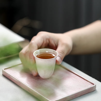 Gohobi Handmade Pink Ceramic Tea Tasting Cup