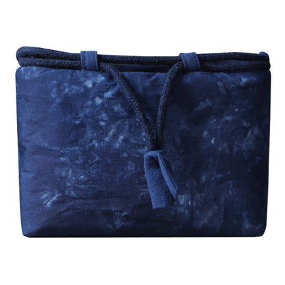 Gohobi Large Dyed Fabric Teaware Storage Travel Bag