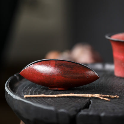 Cuillère à thé en céramique Gongfu de Gohobi pour thé noir rougeâtre