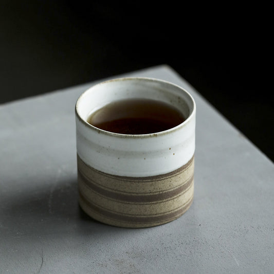 Gohobi Tasse à thé et à café en argile à pétrir de style japonais