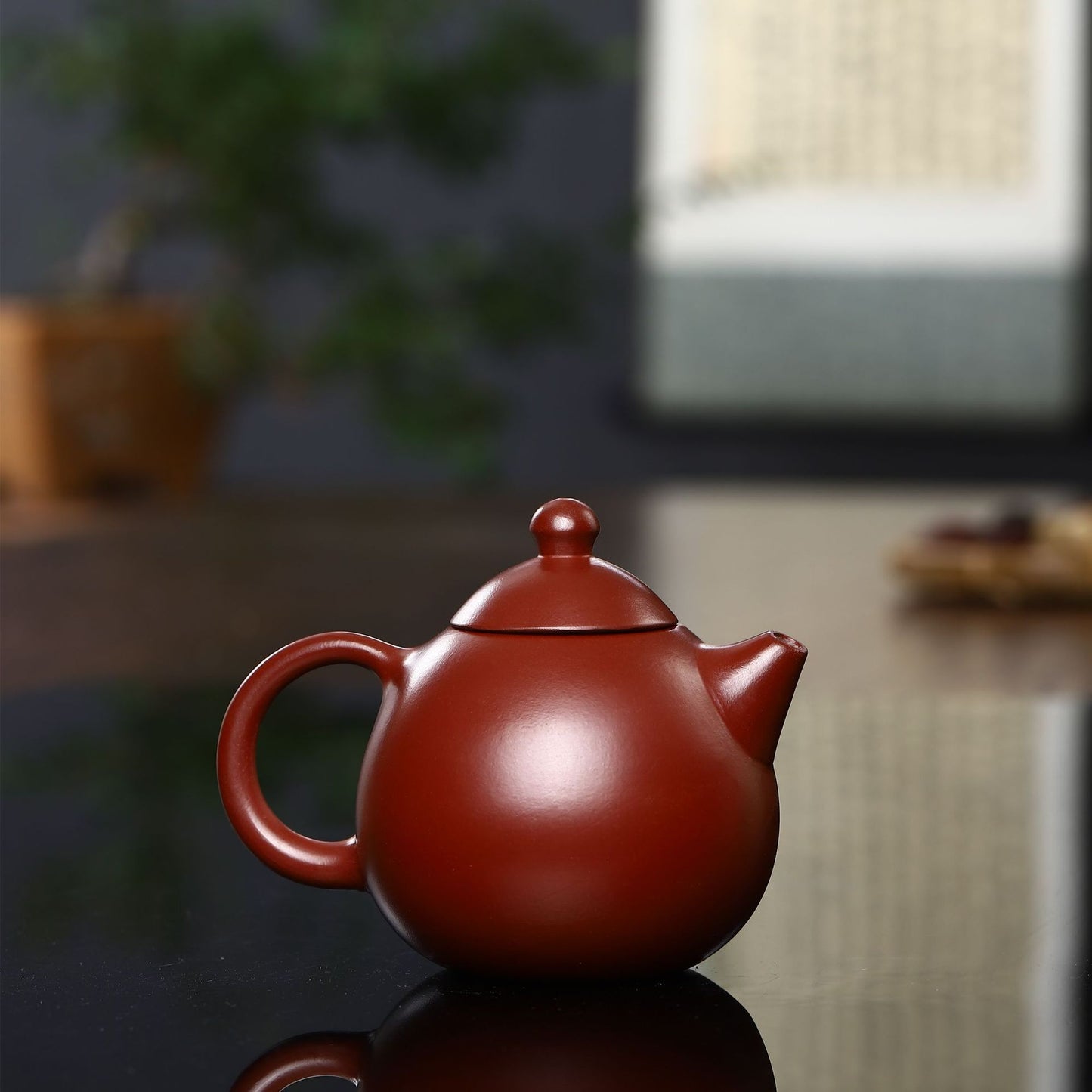 Gohobi Yixing Red Clay Dragon Egg Teapot