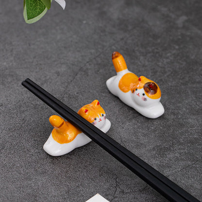 Gohobi Colourful Cat Chopstick Rest