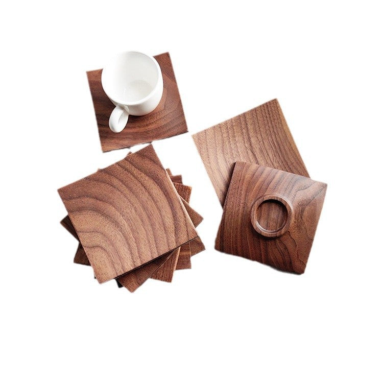 Gohobi Walnut Square Shape Coasters