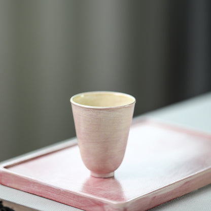 Gohobi Handmade Pink Ceramic Tea Tasting Cup