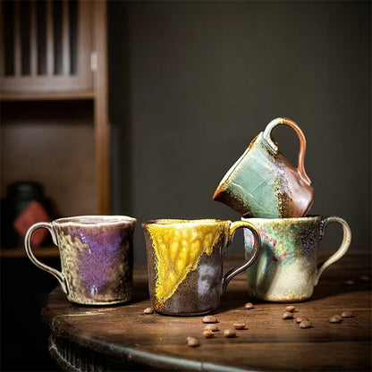 Gohobi Handmade Colourful Stoneware Coffee Mug