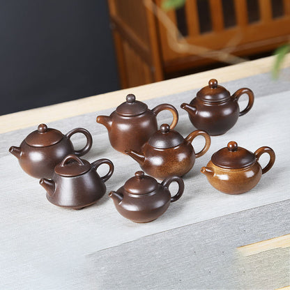 Gohobi Handmade Ceramic YiXing Clay Mini Teapot Ornament Tea pet