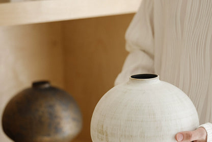 Grand vase fait main de style japonais Wabi Sabi Gohobi 002