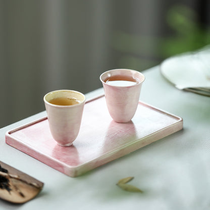 Gohobi Handmade Pink Ceramic Tea Tasting Cup