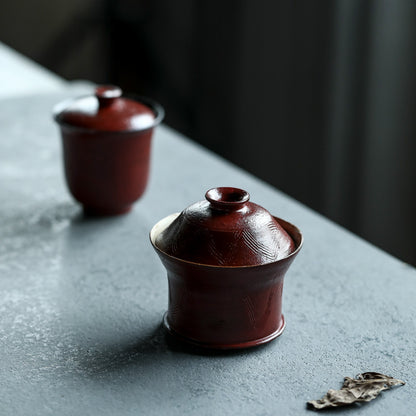 Gohobi Handmade Red Gaiwan