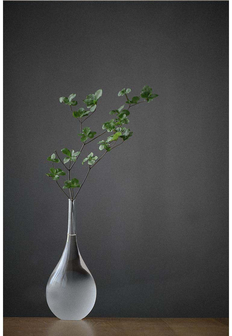 Vase en verre zen classique Gohobi