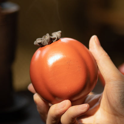 Gohobi Handmade Ceramic Persimmon Tea Cup