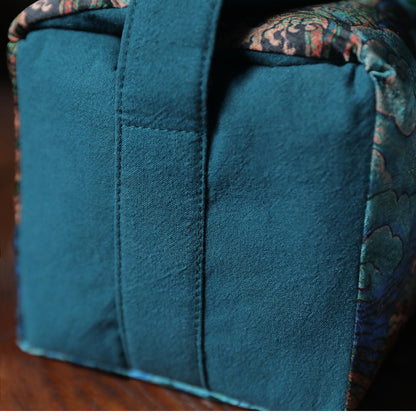 Grand sac de voyage pour le rangement des théières à motif de nuages ​​de Gohobi