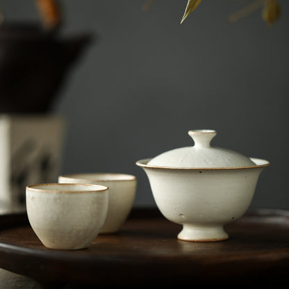 Gohobi Jingdezhen Artisan Japanese-Style High-Footed Gaiwan