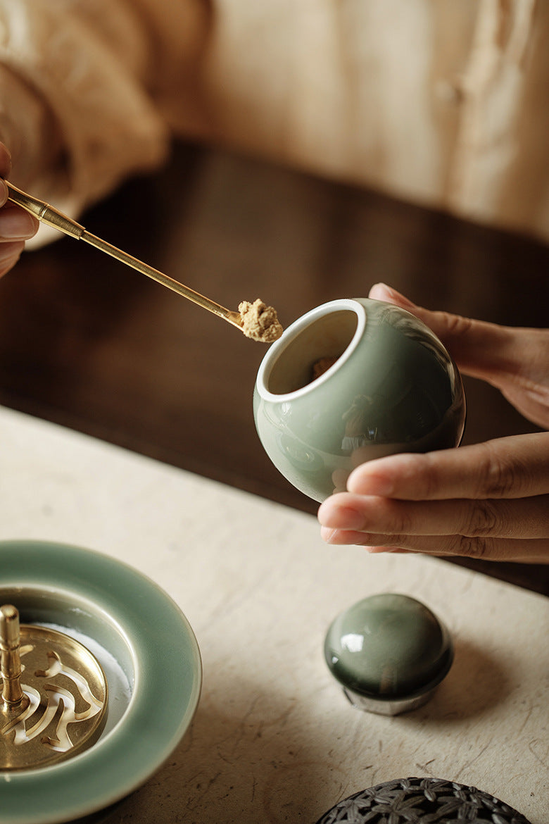 Gohobi Ceramic Mini Tea Container