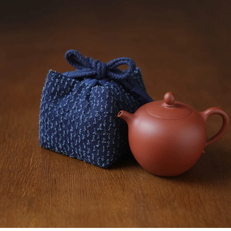 Gohobi Denim Mini Teaware Storage Travel Bag