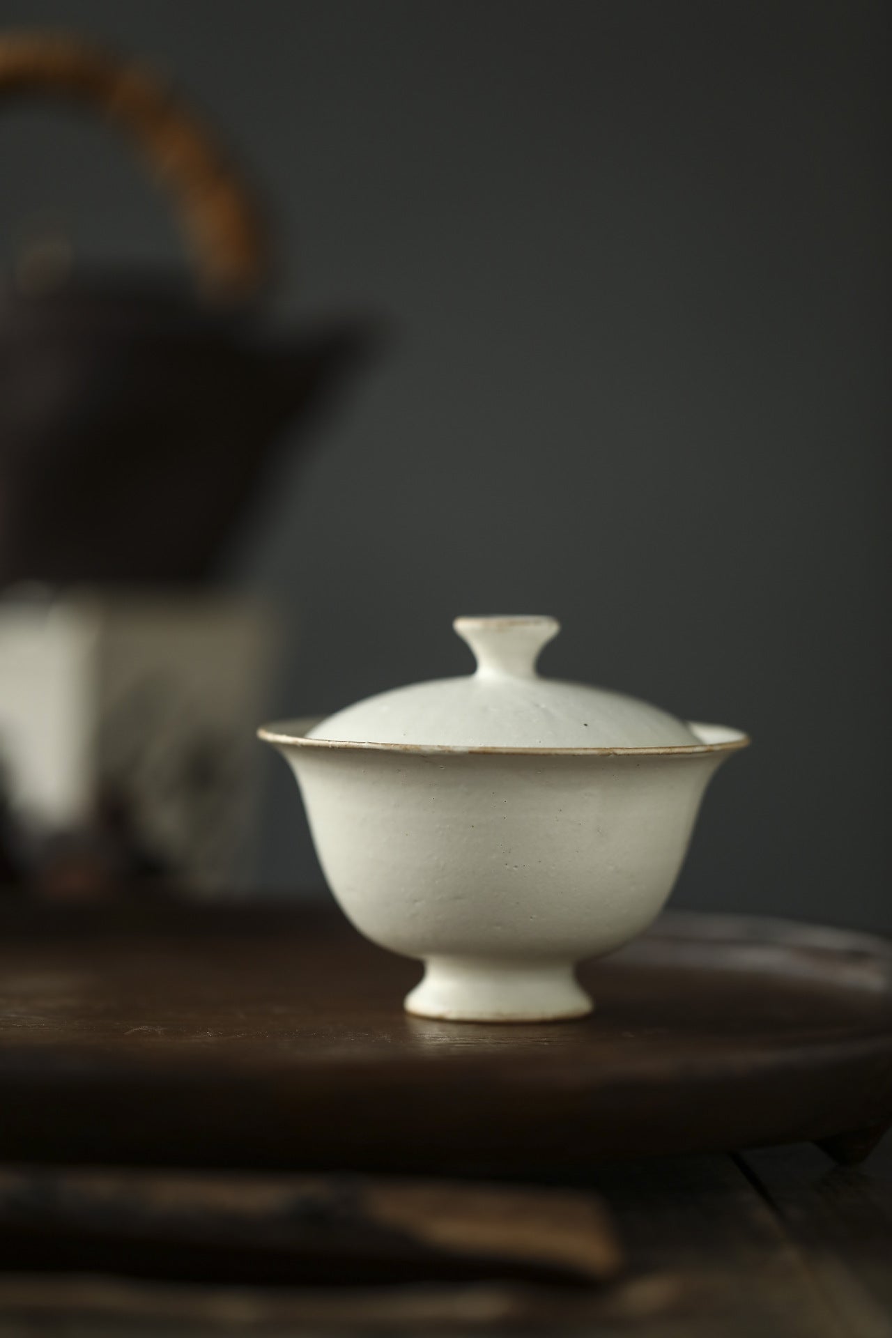 Gohobi Jingdezhen Artisan Japanese-Style High-Footed Gaiwan