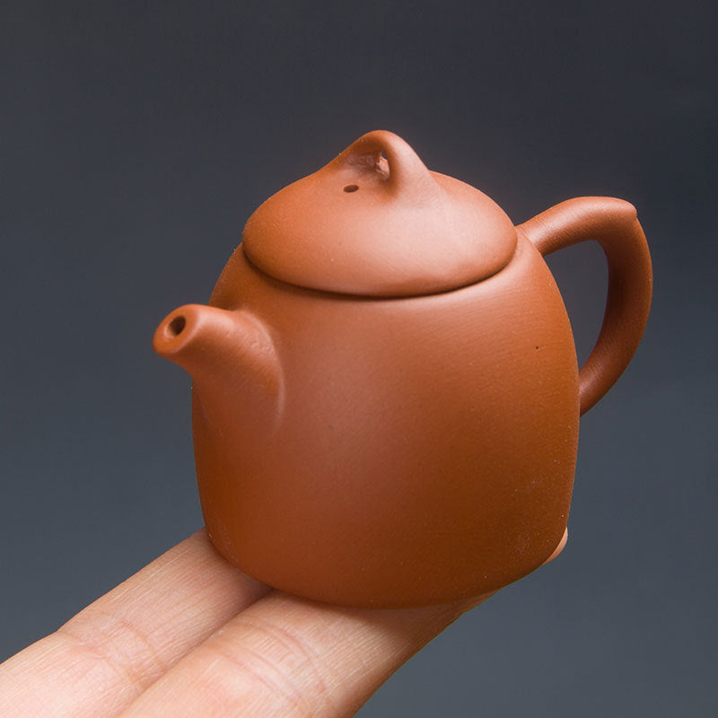 Gohobi Handmade Ceramic YiXing Clay Mini Teapot Ornament Tea pet