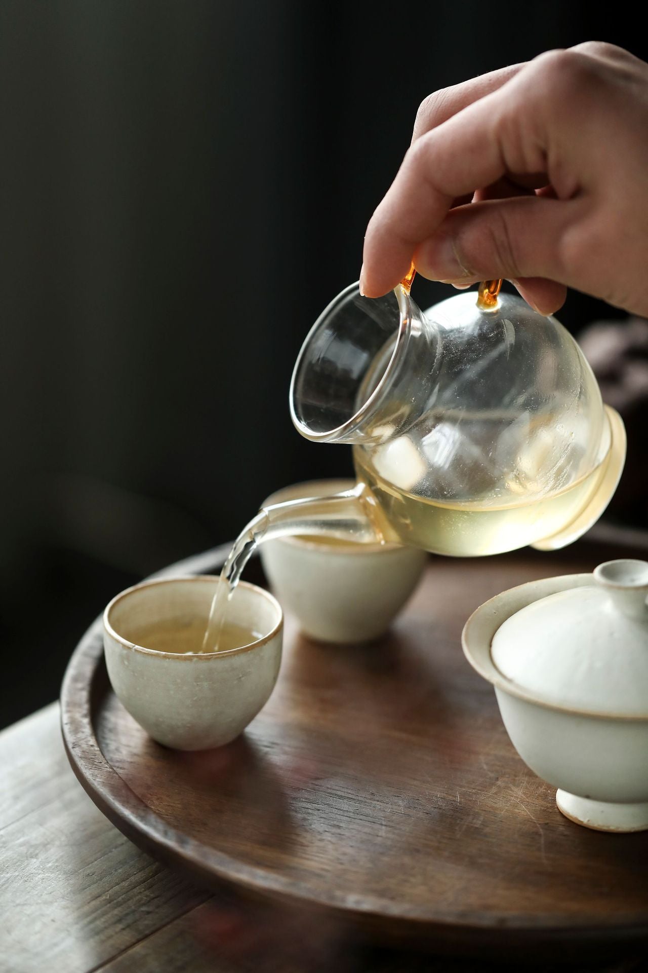 Gohobi Jingdezhen Artisan Japanese-Style High-Footed Gaiwan