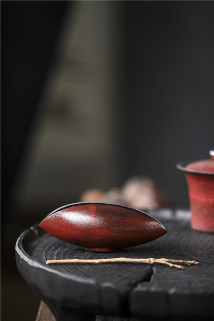 Cuillère à thé en céramique Gongfu de Gohobi pour thé noir rougeâtre