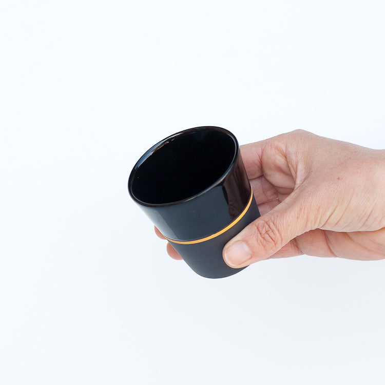 [Sue Ure x Gohobi] Black porcelain Small beaker