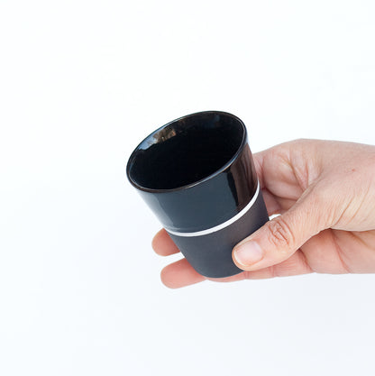 [Sue Ure x Gohobi] Black porcelain Small beaker