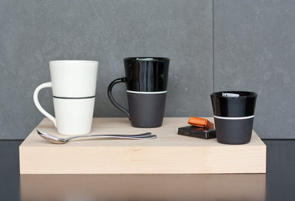 [Sue Ure x Gohobi] Black porcelain Tall mug