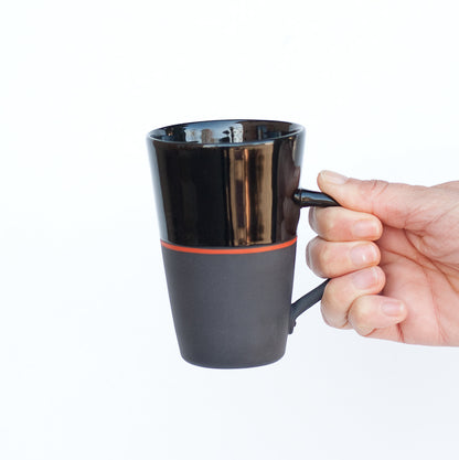 [Sue Ure x Gohobi] Black porcelain Tall mug