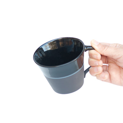 [Sue Ure x Gohobi] Black porcelain Wide mug