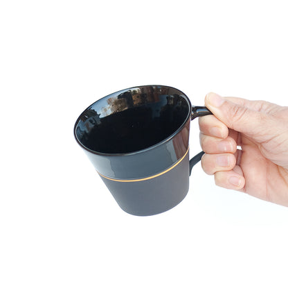 [Sue Ure x Gohobi] Black porcelain Wide mug