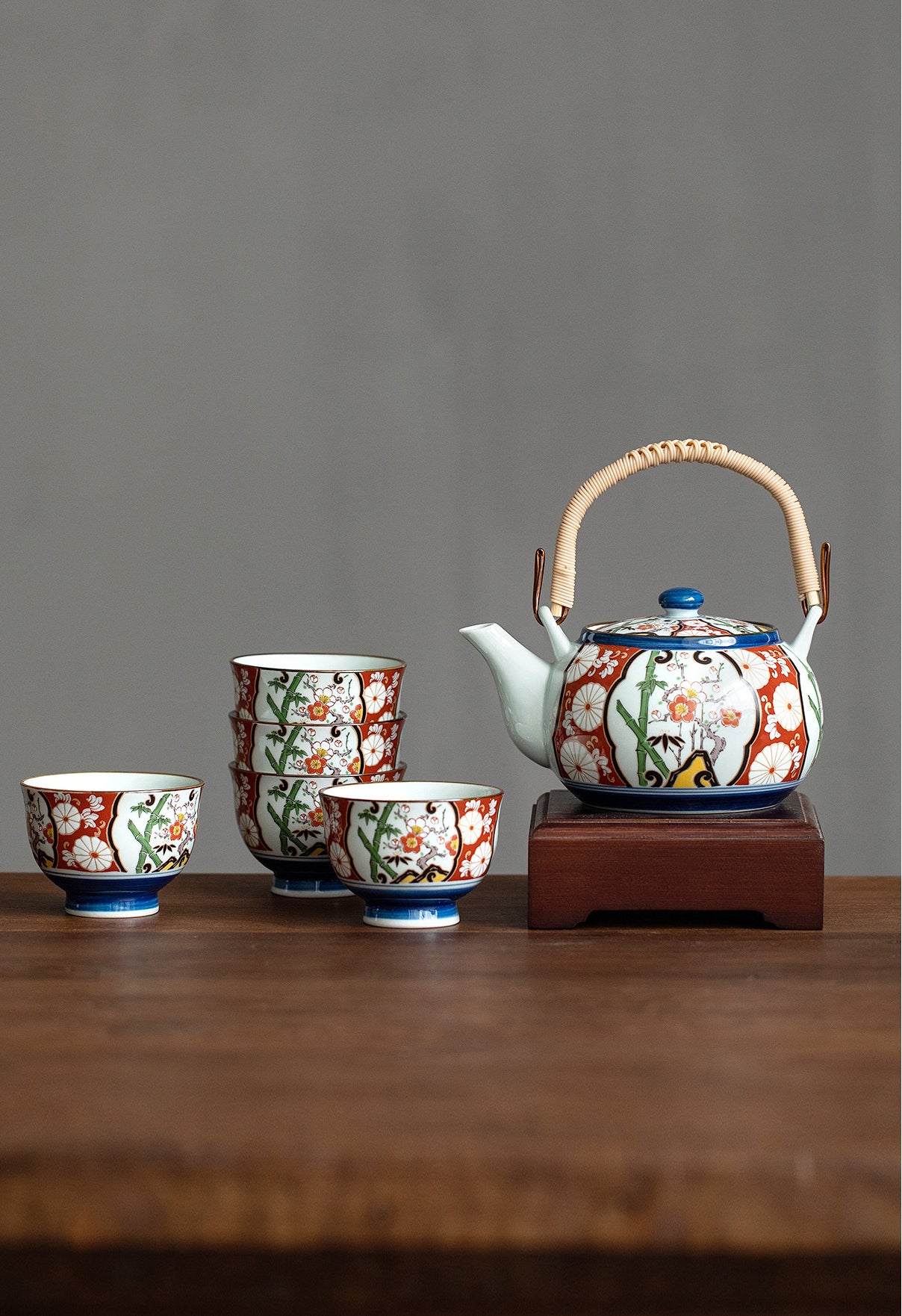 Gohobi Japanese Ancient Imari Tea Set