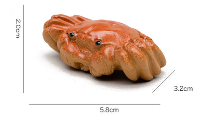 Gohobi 手工陶瓷宜興泥蟹擺飾 茶寵