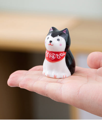 Gohobi Handmade Ceramic Shiba Inu Ornament