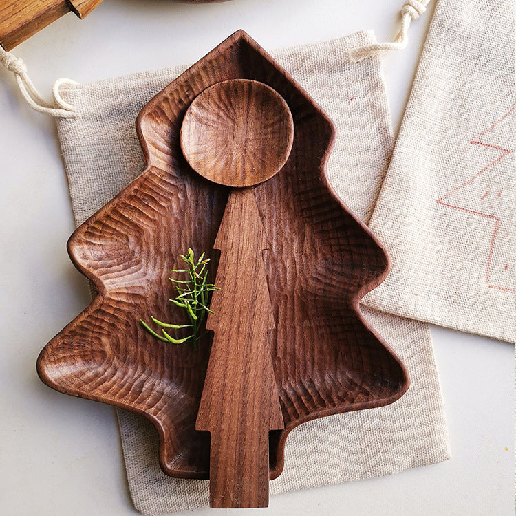 Gohobi Handmade Wooden Tree Shape Spoon 004