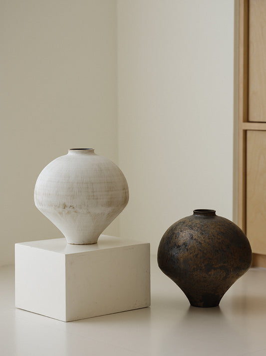 Grand vase fait main de style japonais Wabi Sabi Gohobi 002