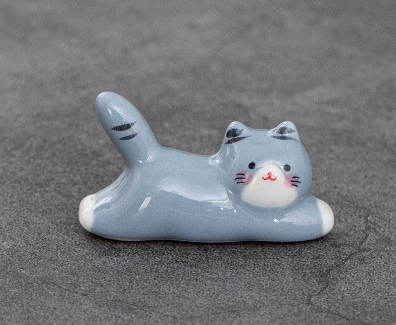 Gohobi Colourful Cat Chopstick Rest